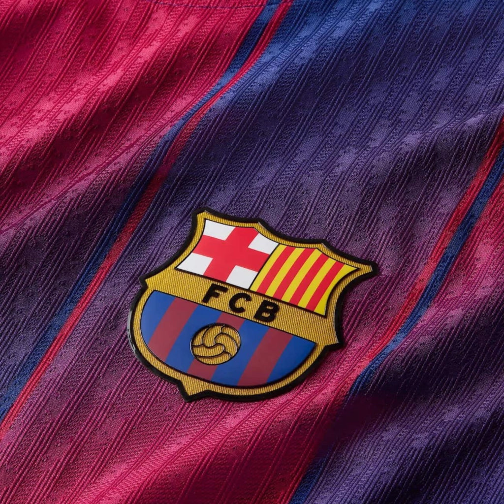 Camisa Barcelona I 25/26 - Torcedor Nike Masculina - Azul e vermelha