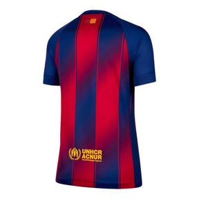 Camisa Barcelona I 25/26 - Torcedor Nike Feminina - Azul e vermelha