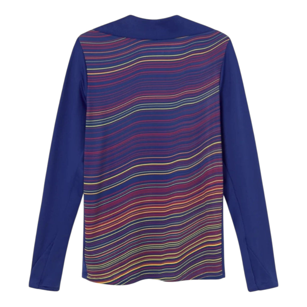 Camisa Barcelona Pré-jogo 25/26 manga longa - Torcedor Nike Masculina - Azul