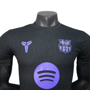 Camisa Barcelona Treino 25/26 - Jogador Nike Masculina - Preta e roxa