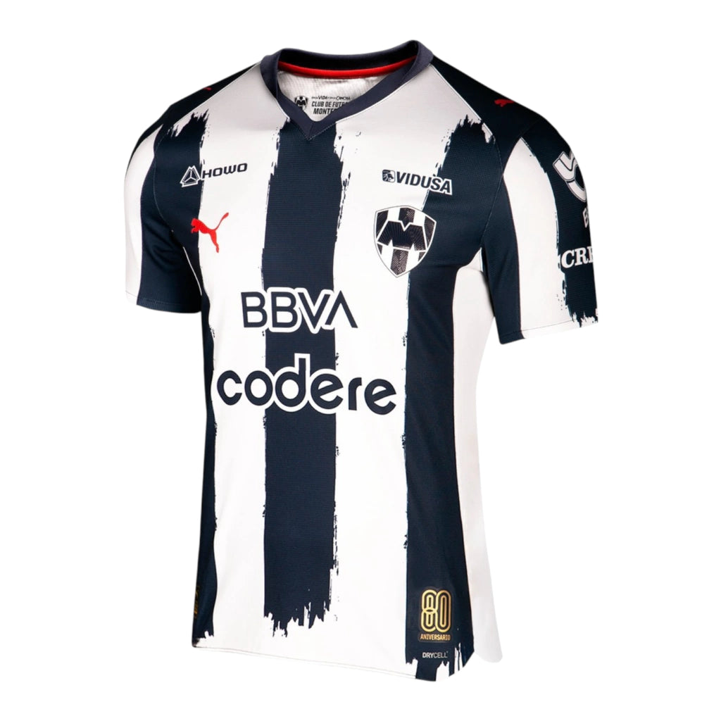 Camisa Monterrey I 25/26 - Torcedor Puma Masculina - Azul e branca