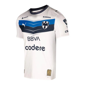 Camisa Monterrey II 25/26 - Torcedor Puma Masculina - Branca e azul