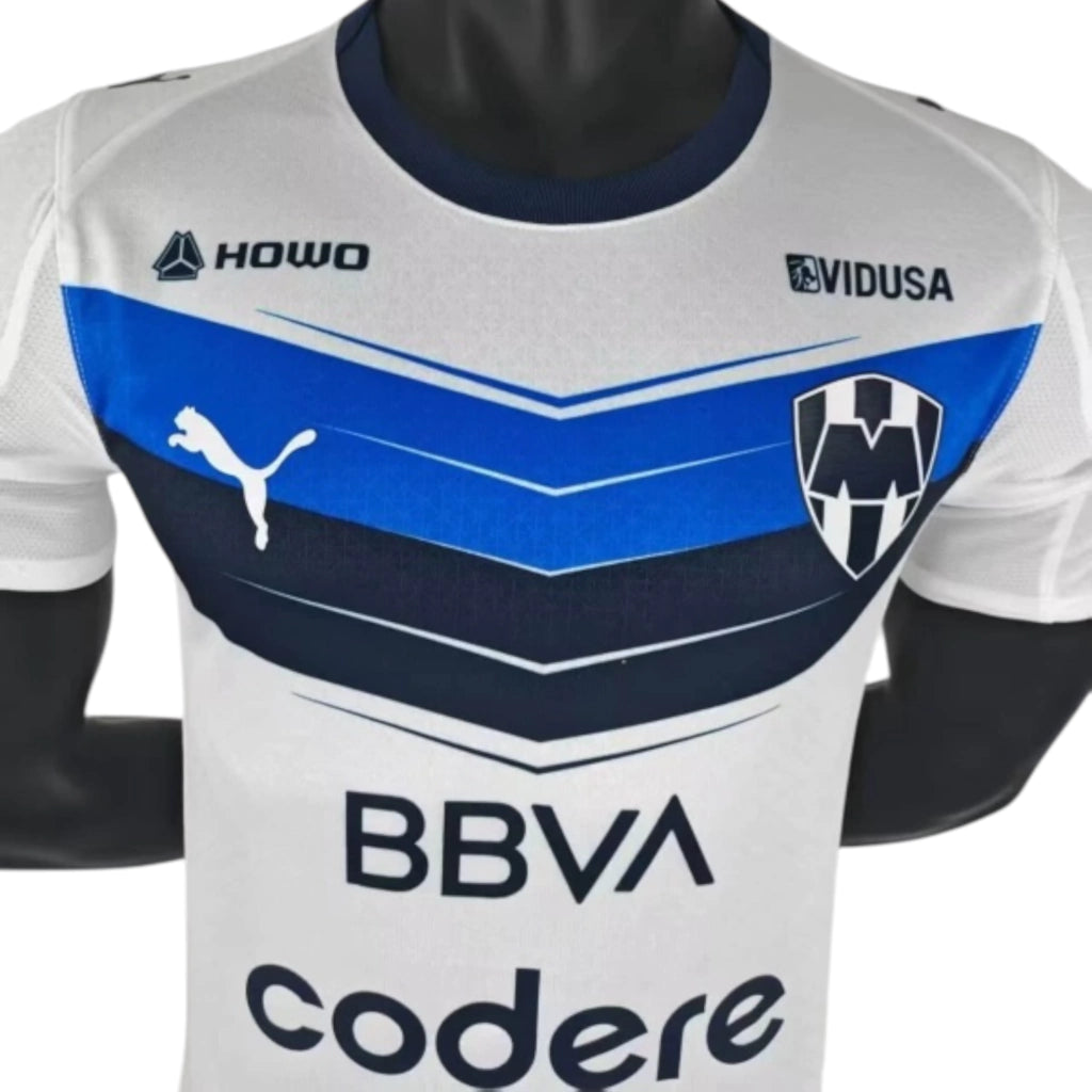 Camisa Monterrey II 25/26 - Jogador Puma Masculina - Branca e azul