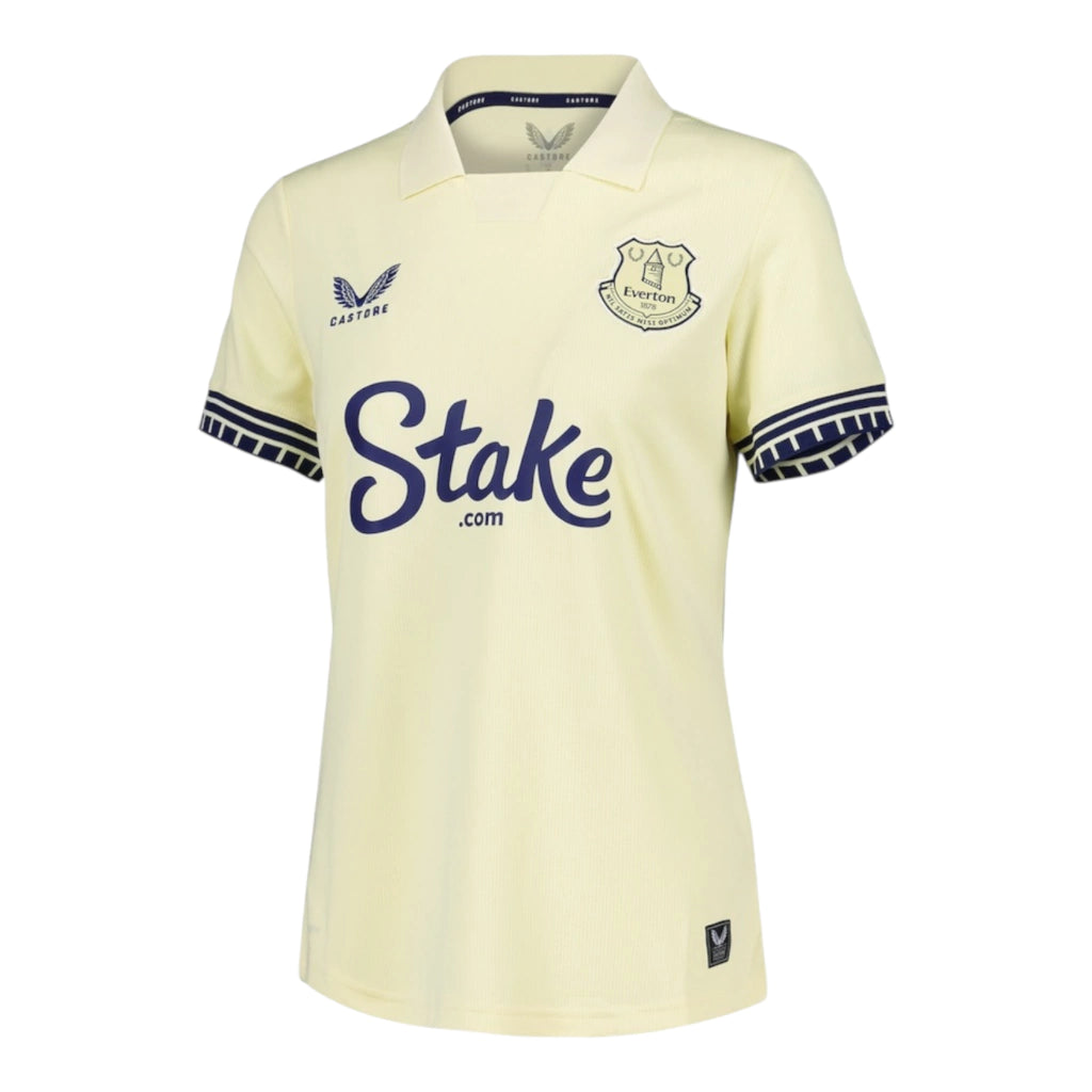 Camisa Everton II 25/26 - Torcedor Castore Feminina - Amarela