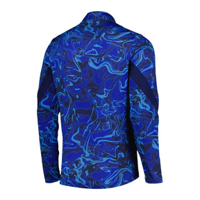 Camisa Everton Pré-jogo 25/26 manga longa - Torcedor Castore Masculina - Azul