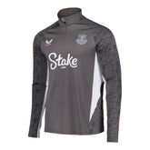 Camisa Everton 25/26 manga longa - Torcedor Castore Masculina - Cinza