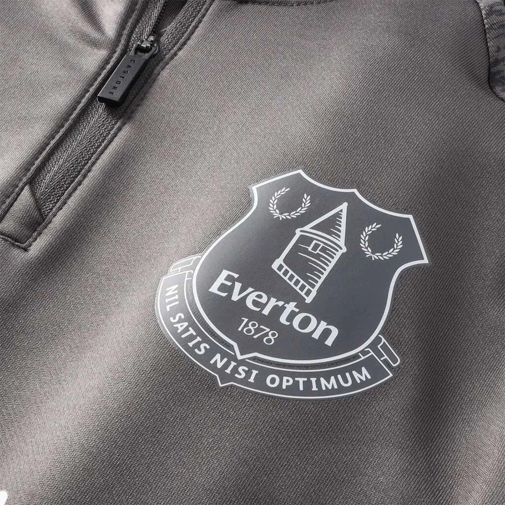 Camisa Everton 25/26 manga longa - Torcedor Castore Masculina - Cinza