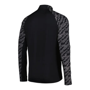 Camisa Everton 25/26 manga longa - Torcedor Castore Masculina - Preta e cinza