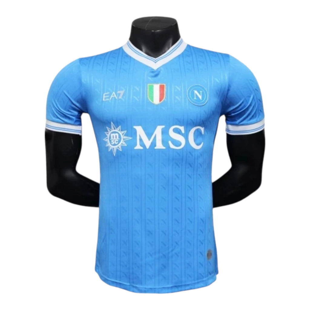Camisa Napoli I 25/26 - Jogador EA7 Masculina - Azul
