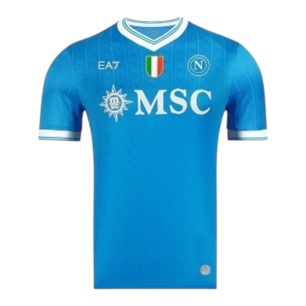 Camisa Napoli I 25/26 - Torcedor EA7 Masculina - Azul