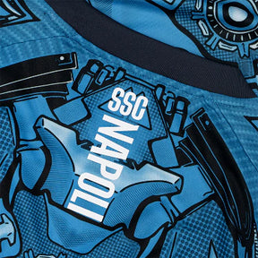 Camisa Napoli Treino 25/26 - Torcedor EA7 Masculina - Azul