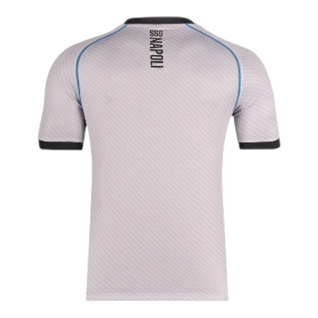 Camisa Napoli Treino 25/26 - Torcedor EA7 Masculina - Branca e cinza