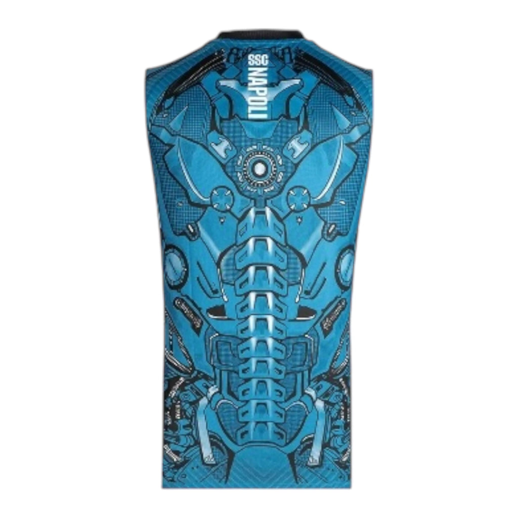 Camisa Regata Napoli Treino 25/26 - Torcedor EA7 Masculina - Azul