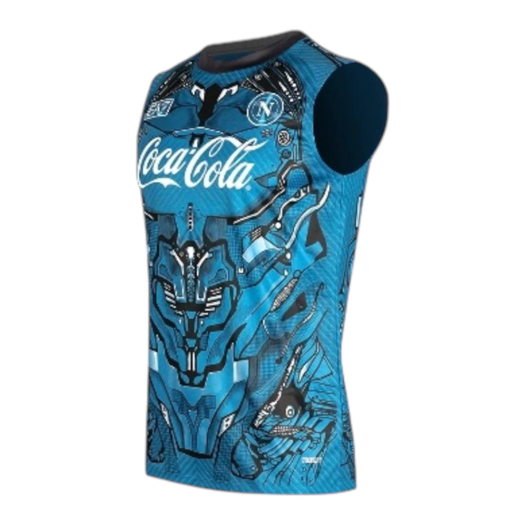 Camisa Regata Napoli Treino 25/26 - Torcedor EA7 Masculina - Azul