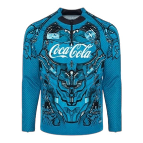 Camisa Napoli Treino 25/26 manga longa - Torcedor EA7 Masculina - Azul