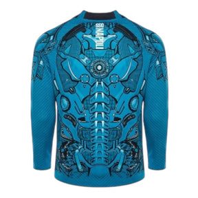 Camisa Napoli Treino 25/26 manga longa - Torcedor EA7 Masculina - Azul