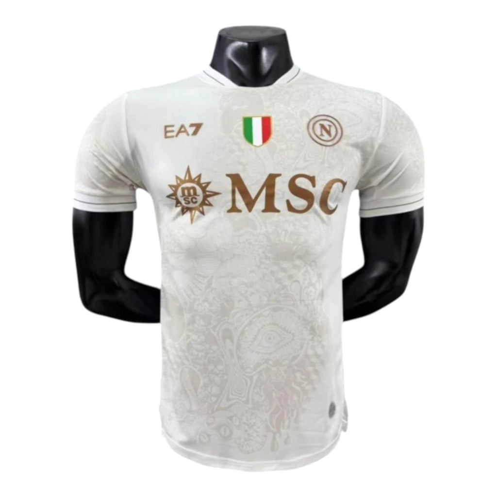 Camisa Napoli II 25/26 - Jogador EA7 Masculina - Branca