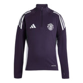 Camisa Manchester United Treino 25/26 manga longa - Torcedor Adidas Masculina - Roxa