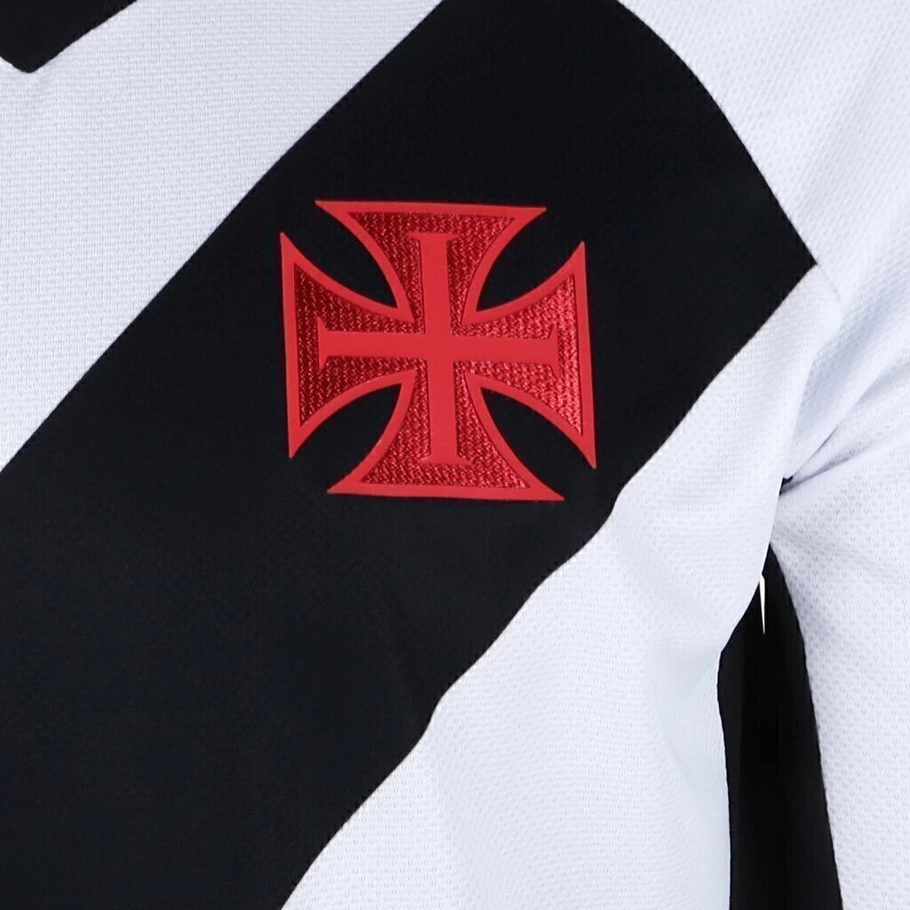 Camisa Vasco da Gama II 23/24 manga longa - Torcedor Kappa Masculina - Branca