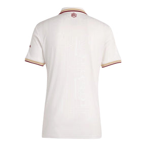 Camisa Arsenal III 25/26 - Torcedor Adidas Feminina - Branca com detalhes em vinho
