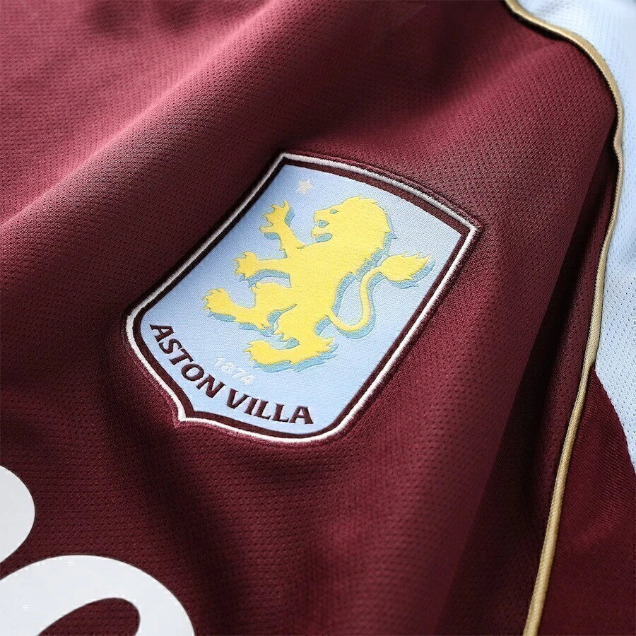 Camisa Aston Villa I 25/26 - Torcedor Adidas Feminina - Vinho e azul
