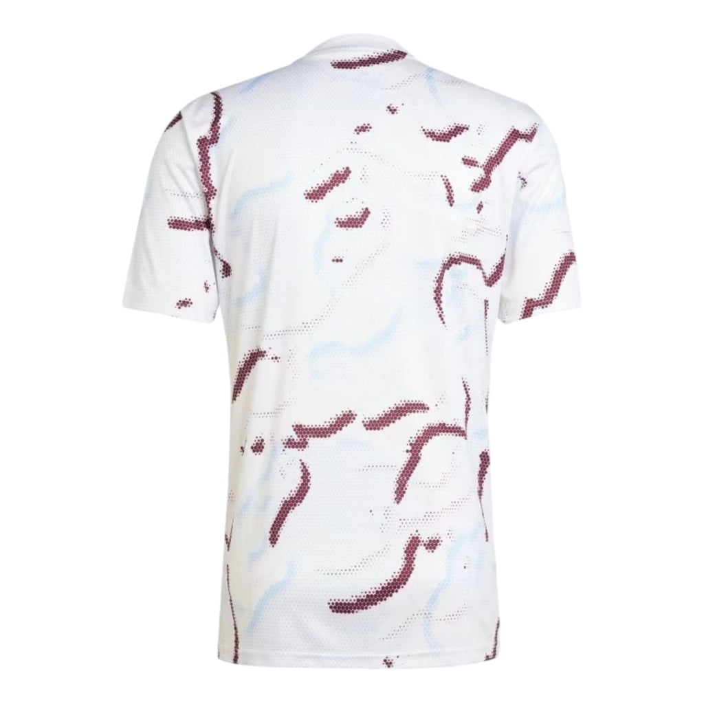 Camisa Aston Villa Pré-jogo 25/26 - Torcedor Adidas Masculina - Branca