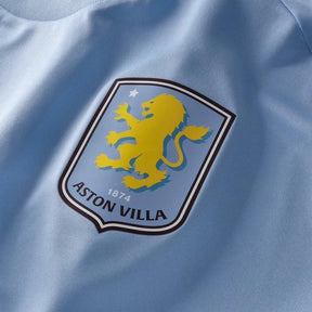 Camisa Aston Villa Treino 25/26 manga longa - Torcedor Adidas Masculina - Azul