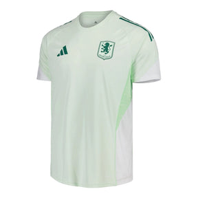 Camisa Aston Villa Treino 25/26 - Torcedor Adidas Masculina - Branca e verde