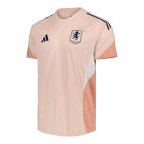 Camisa Aston Villa Treino 25/26 - Torcedor Adidas Masculina - Rosa