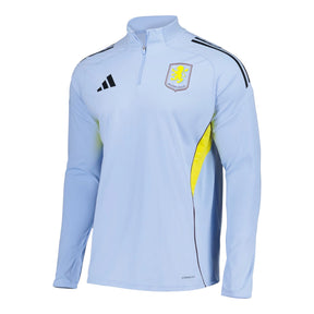 Camisa Aston Villa Treino 25/26 manga longa - Torcedor Adidas Masculina - Azul