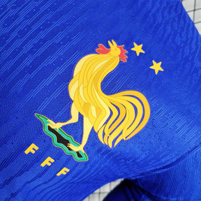 Camisa Seleção da França I 24/25 manga longa - Jogador Nike Masculina - Azul