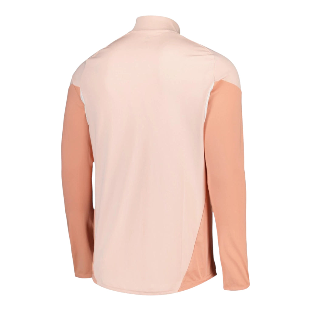 Camisa Aston Villa Treino 25/26 manga longa - Torcedor Adidas Masculina - Rosa