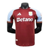 Camisa Aston Villa I 25/26 - Jogador Adidas Masculina - Vinho e azul