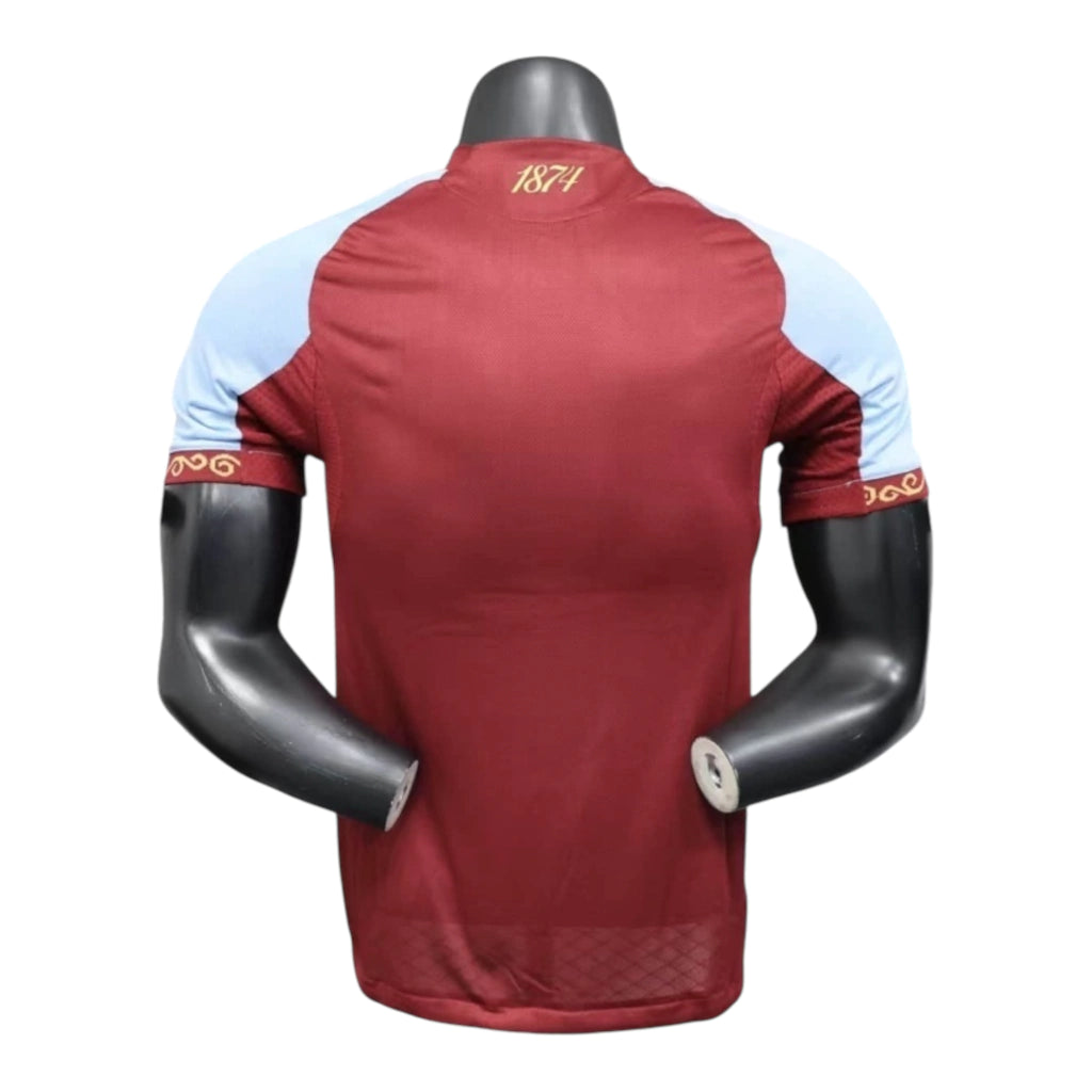 Camisa Aston Villa I 25/26 - Jogador Adidas Masculina - Vinho e azul