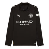 Camisa Manchester City II 25/26 manga longa - Torcedor Puma Masculina - Preta
