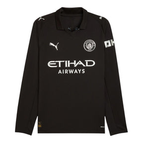 Camisa Manchester City II 25/26 manga longa - Torcedor Puma Masculina - Preta