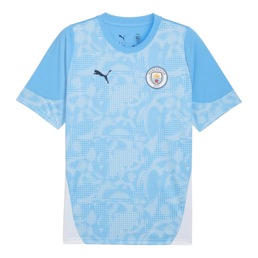 Camisa Manchester City Treino 25/26 - Torcedor Puma Masculina - Azul e branca