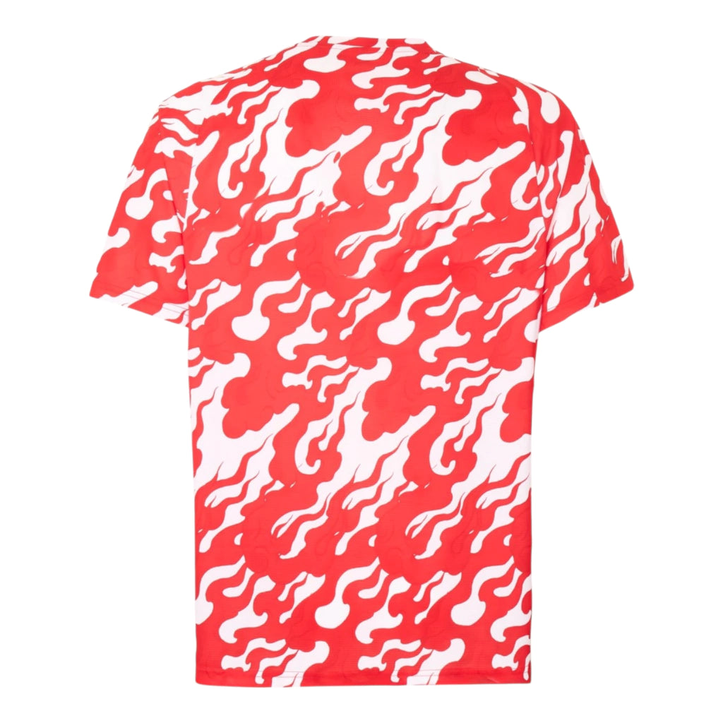 Camisa AC Milan Pré-jogo II 25/26 -Torcedor Puma Masculina - Branca e vermelha