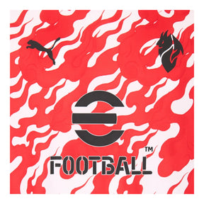 Camisa AC Milan Pré-jogo II 25/26 -Torcedor Puma Masculina - Branca e vermelha