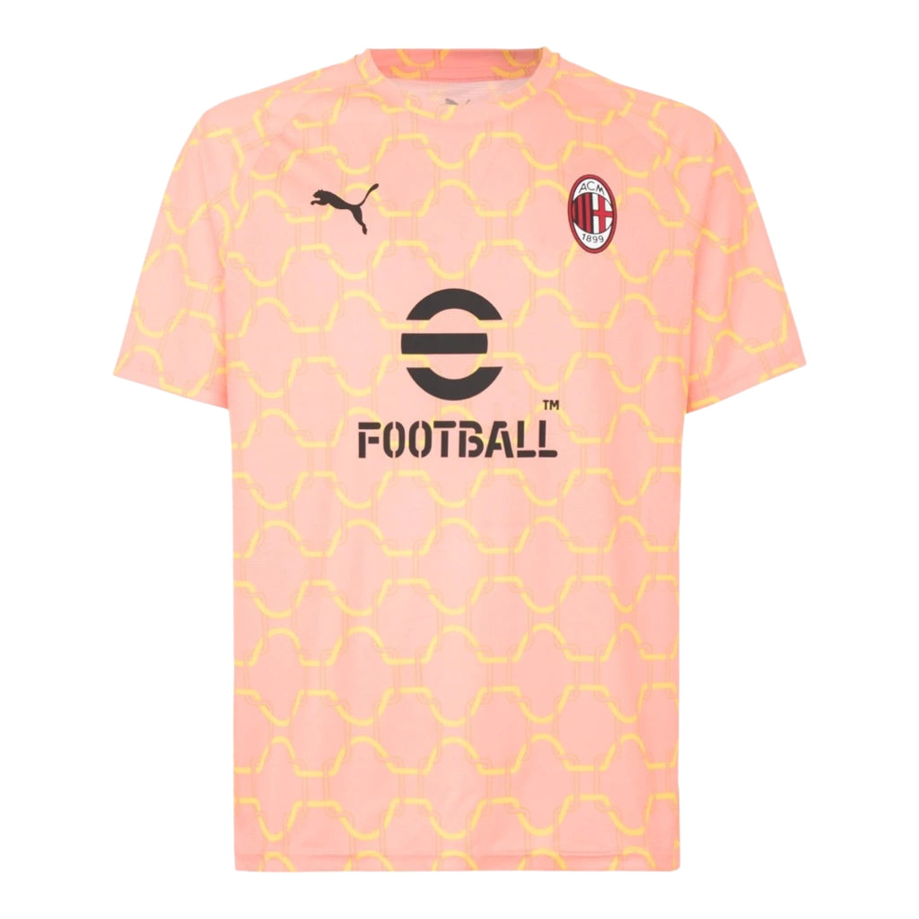 Camisa AC Milan Pré-jogo III 25/26 -Torcedor Puma Masculina - Rosa