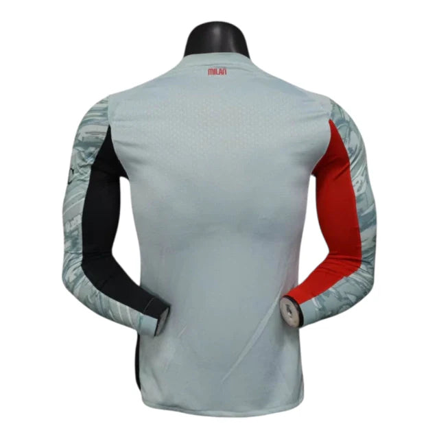 Camisa AC Milan Goleiro I 25/26 manga longa - Jogador Puma Masculina - Azul