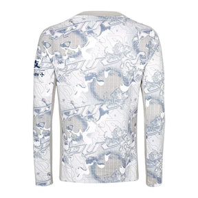 Camisa Tottenham Pré-jogo I 25/26 manga longa - Torcedor Nike Masculina - Branca com detalhes em azul e cinza
