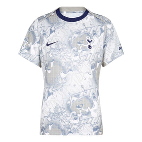 Camisa Tottenham Pré-jogo I 25/26 - Torcedor Nike Masculina - Branca com detalhes em azul e cinza