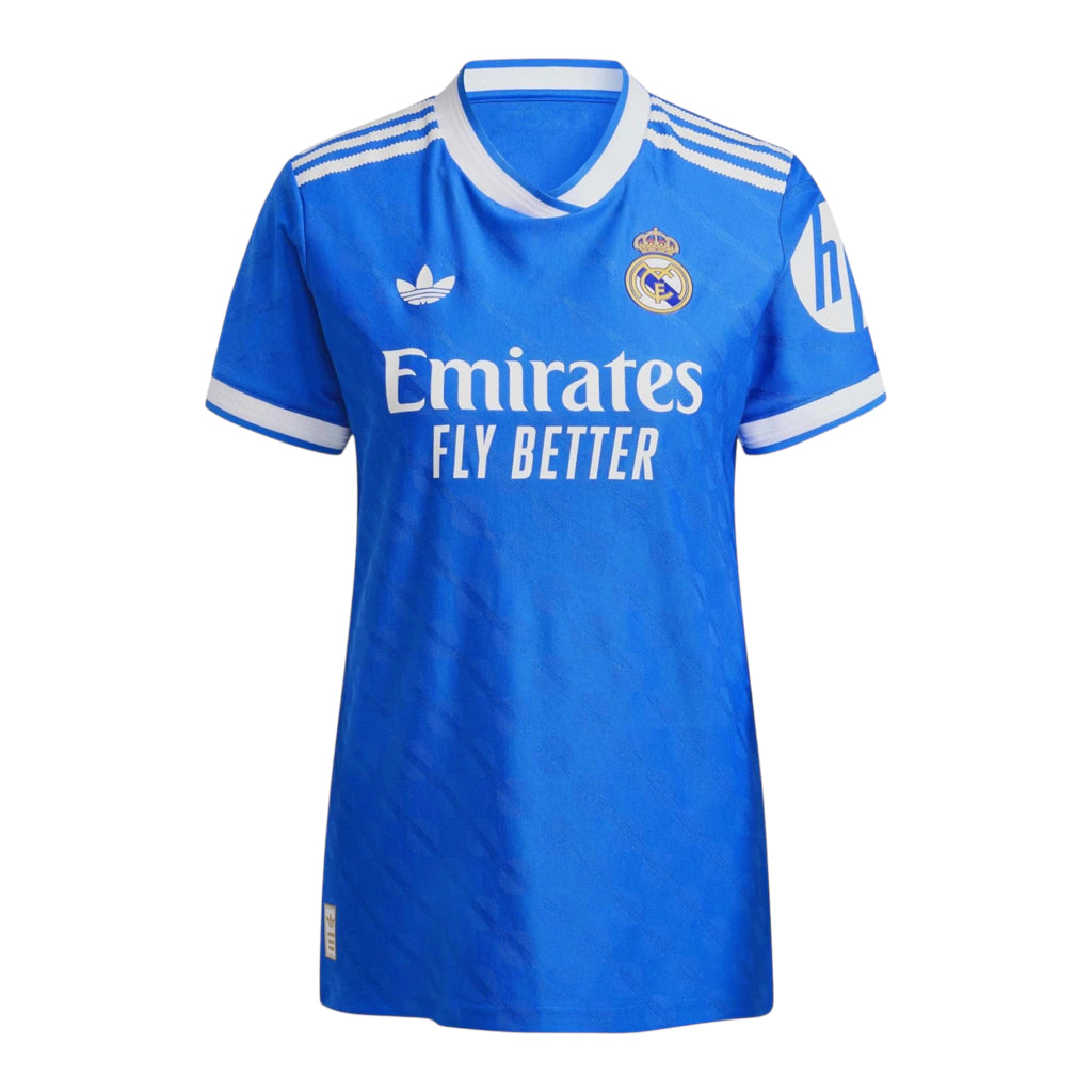 Camisa Real Madrid III 25/26 - Torcedor Adidas Feminina - Azul