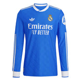 Camisa Real Madrid III 25/26 manga longa - Torcedor Adidas Masculina - Azul