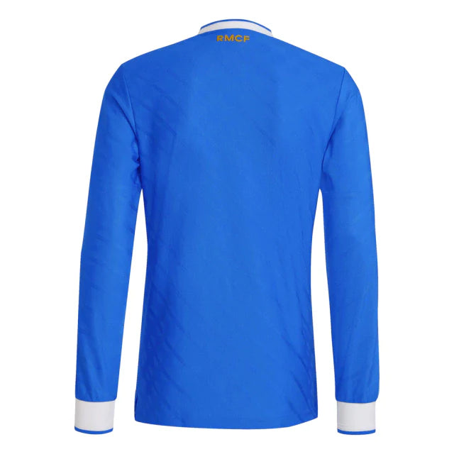 Camisa Real Madrid III 25/26 manga longa - Torcedor Adidas Masculina - Azul