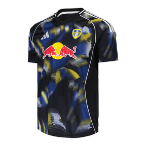 Camisa Leeds III 25/26 - Torcedor Adidas Masculina - Preta com detalhes en azul e amarelo