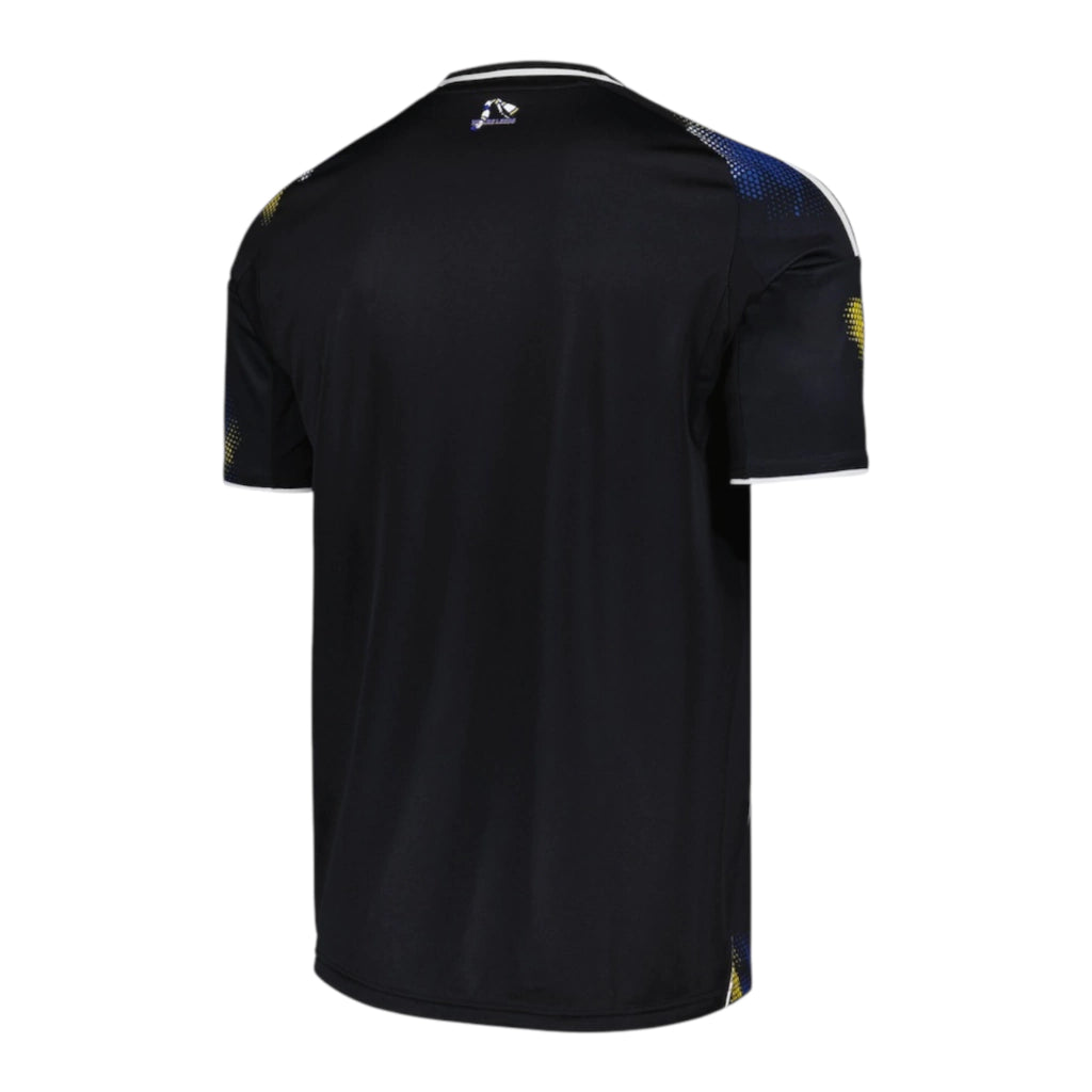 Camisa Leeds III 25/26 - Torcedor Adidas Masculina - Preta com detalhes en azul e amarelo
