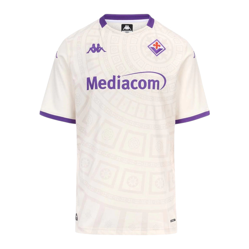 Camisa Fiorentina II 25/26 - Torcedor Kappa Masculina - Branca e roxa