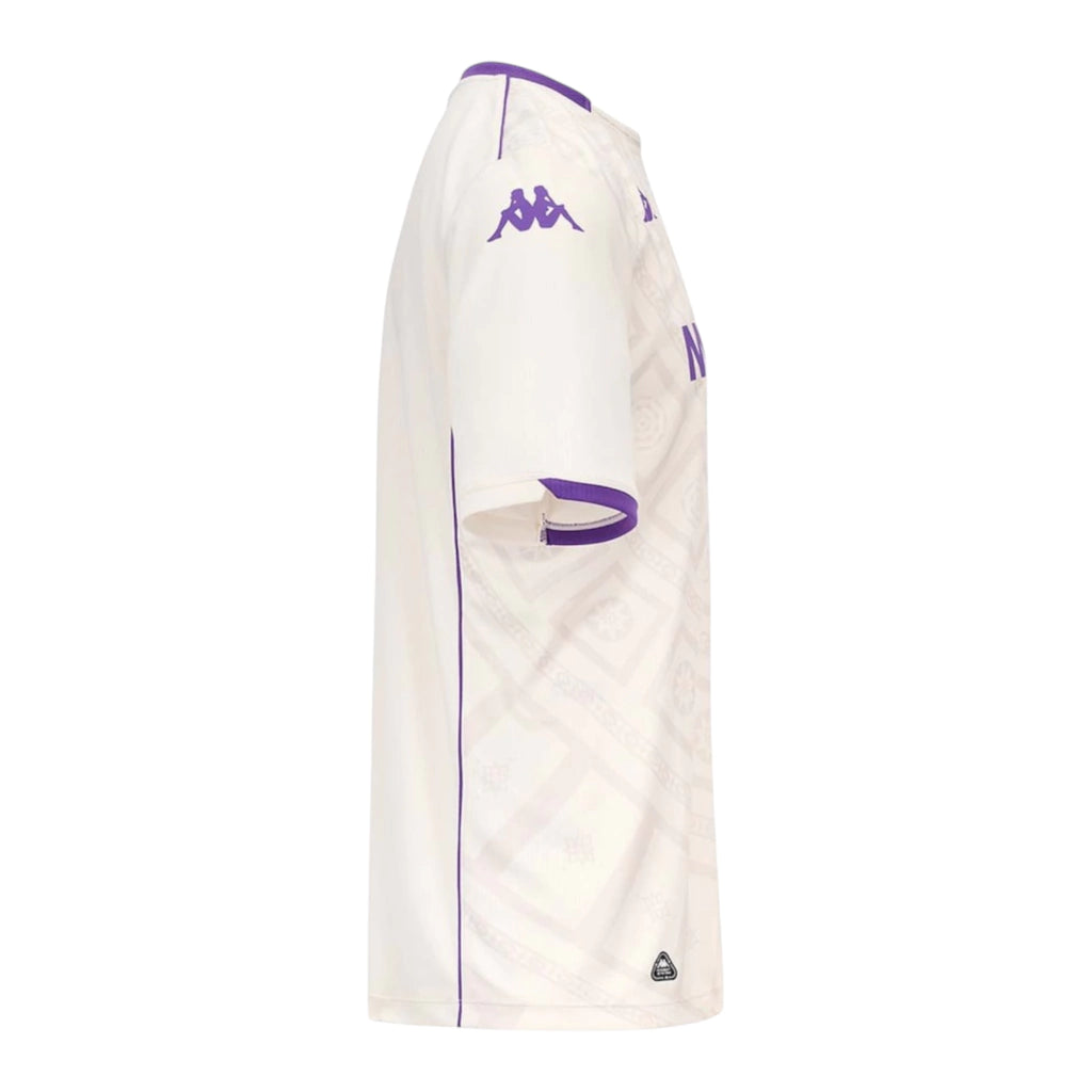 Camisa Fiorentina II 25/26 - Torcedor Kappa Masculina - Branca e roxa